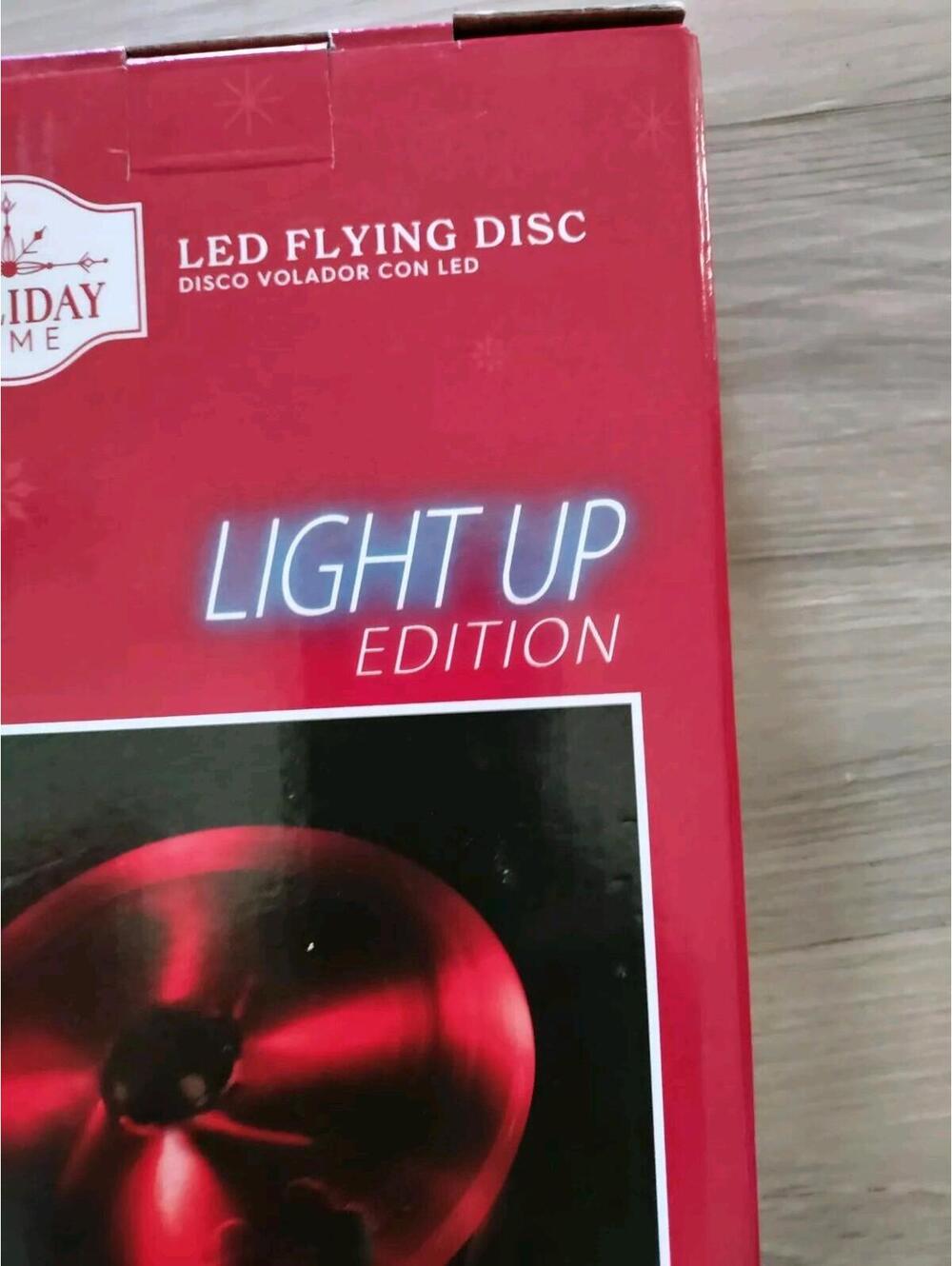 LED Flying Discs 1 Red - Picture 3 of 3